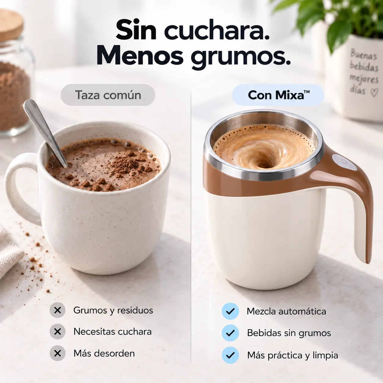 Taza Mixa - Mezclador automático