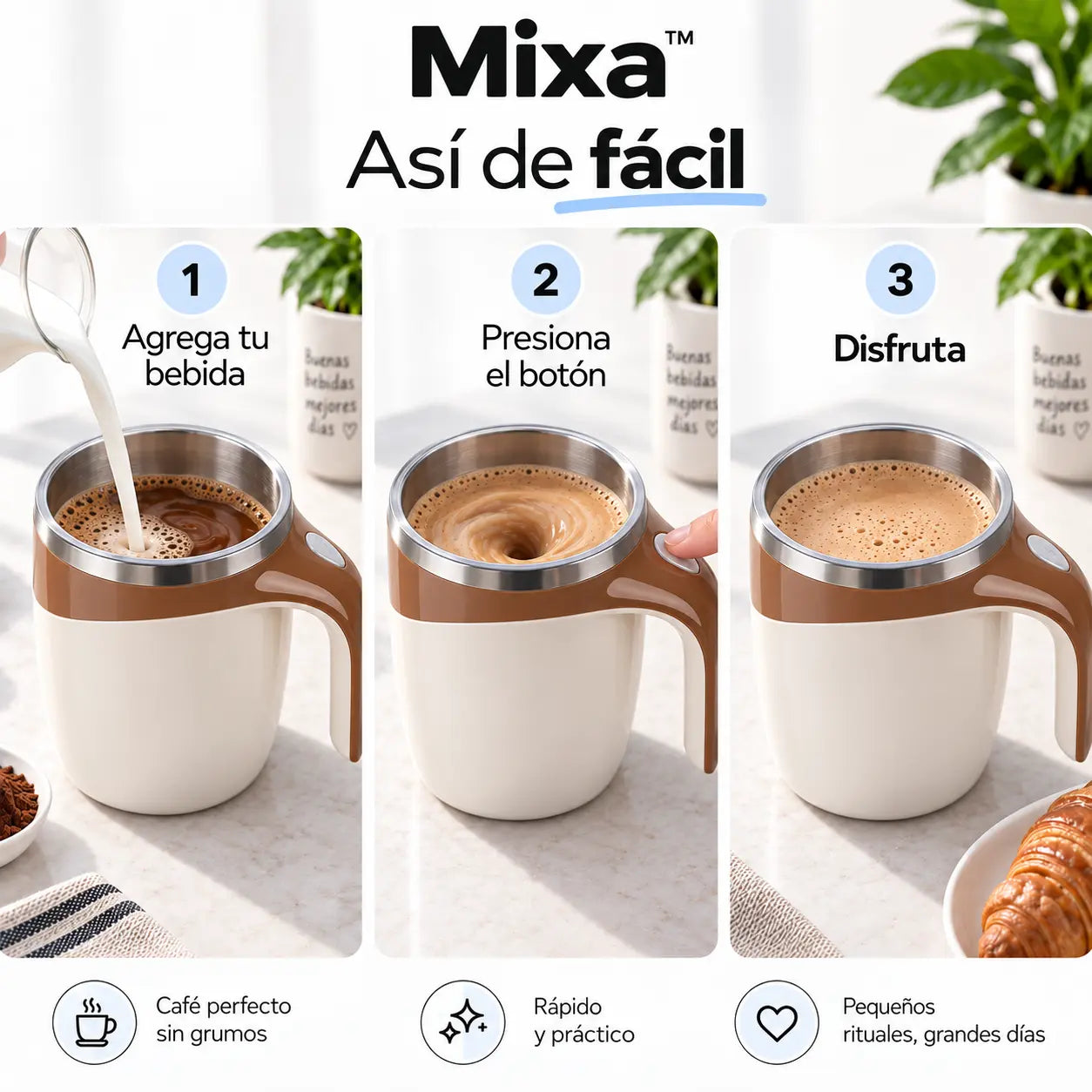 Taza Mixa - Mezclador automático