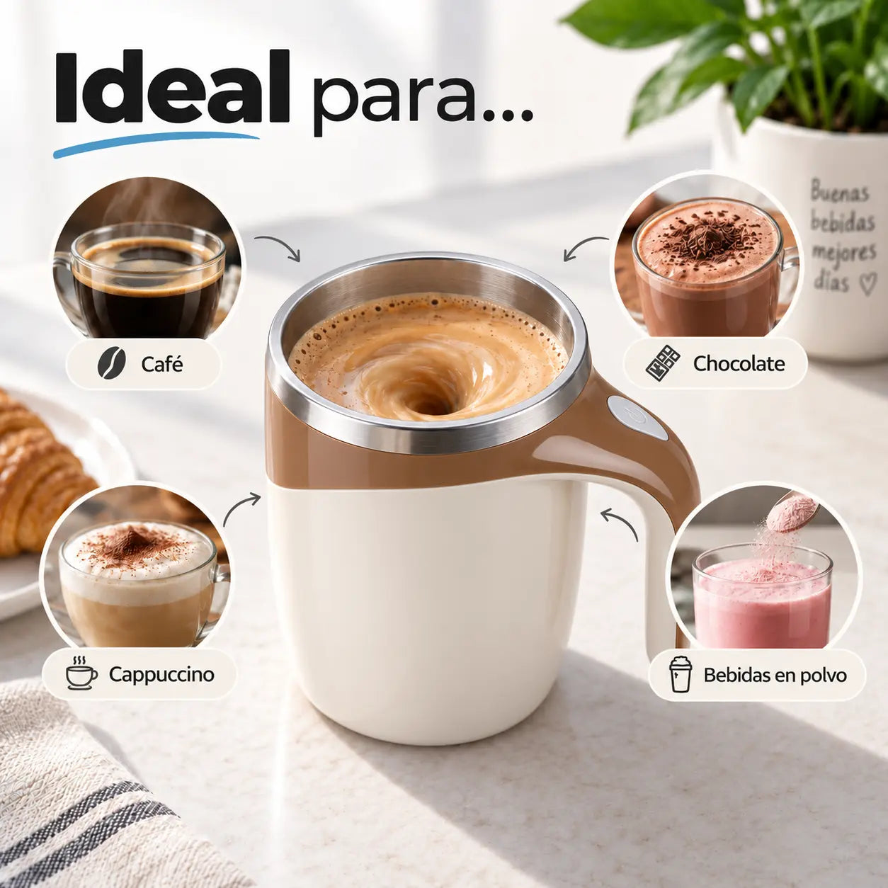 Taza Mixa - Mezclador automático